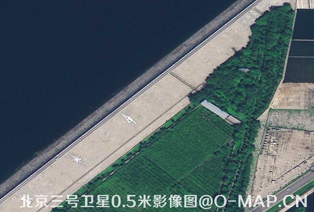 北京三号卫星拍摄的0.5米分辨率影像图