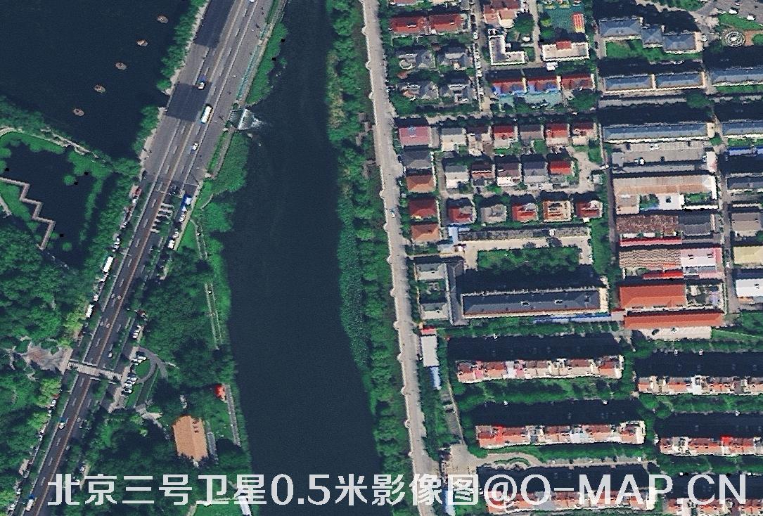北京三号卫星拍摄的0.5米卫星地图