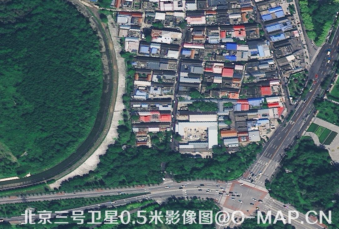 法国卫星拍摄的0.3米影像效果图