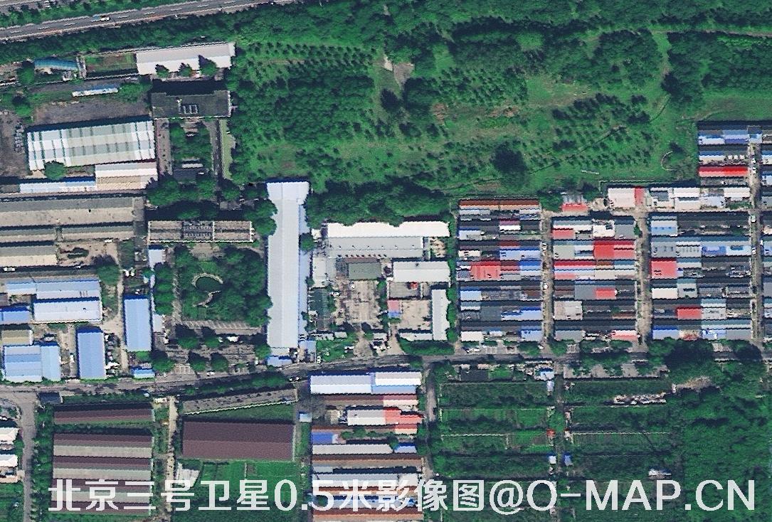 北京三号卫星拍摄的0.5米卫星地图