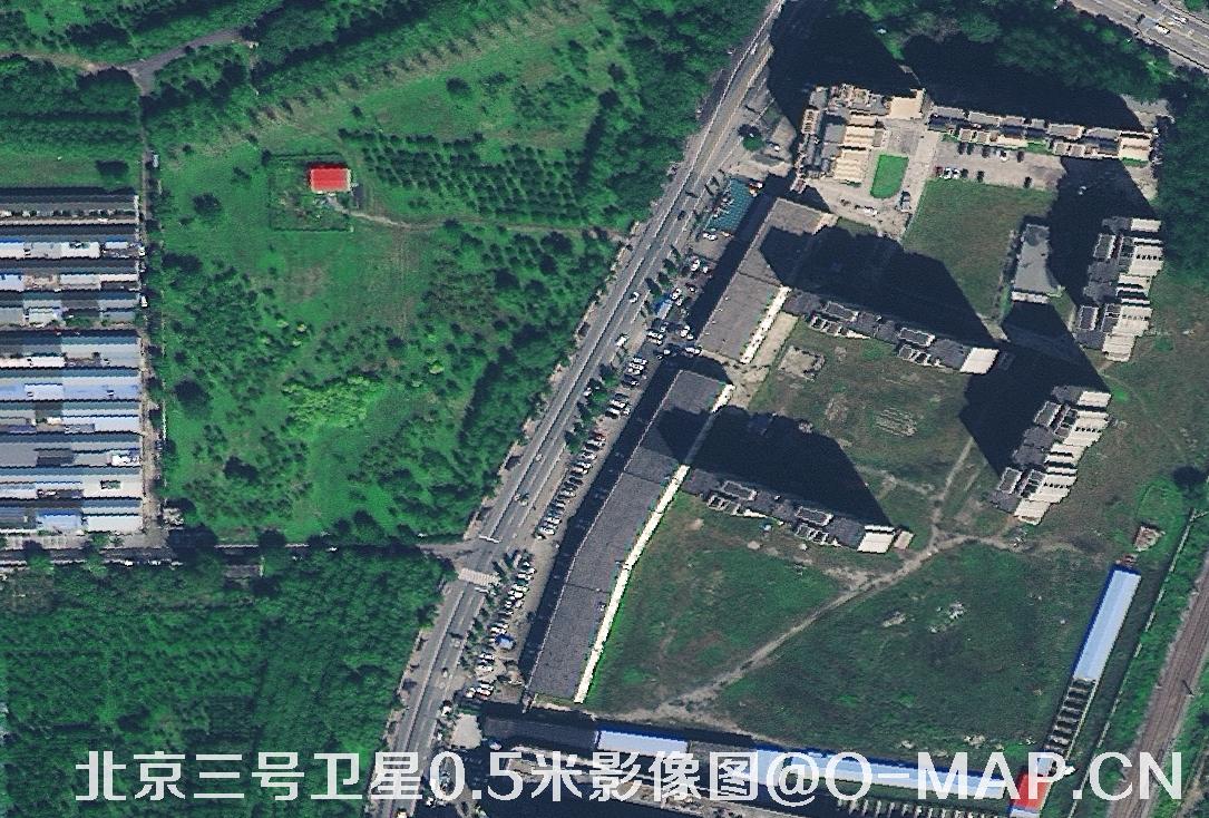 北京三号卫星拍摄的0.5米卫星地图