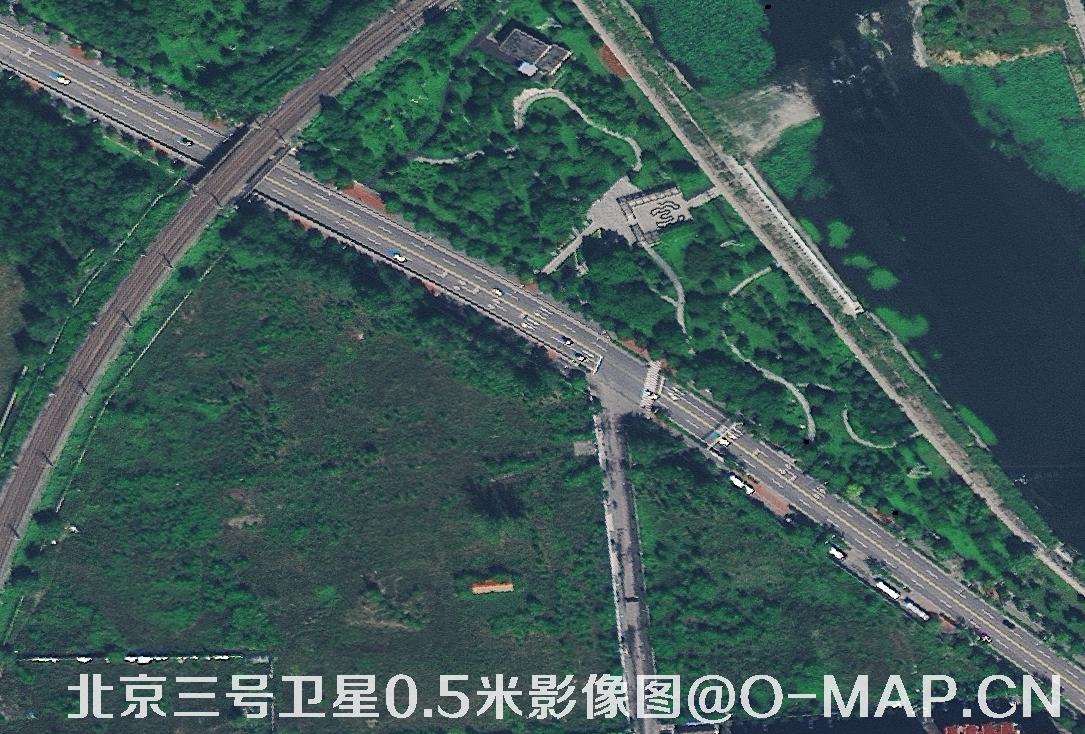 法国卫星拍摄的0.3米影像效果图