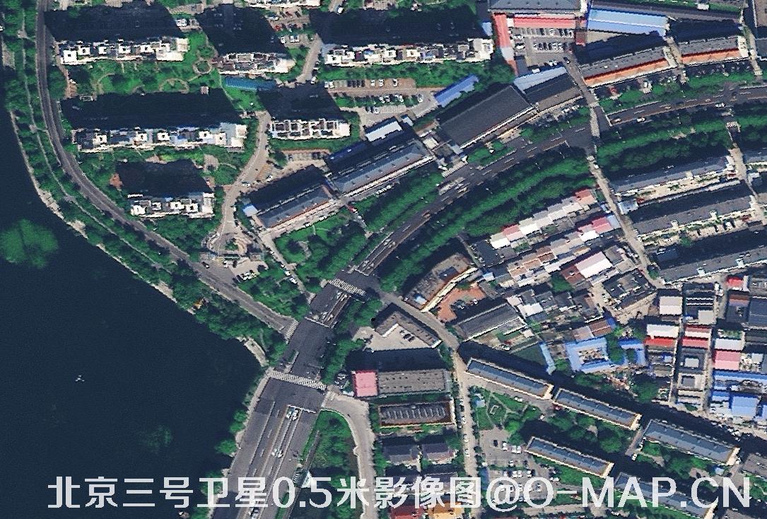 北京三号卫星拍摄的0.5米分辨率影像图