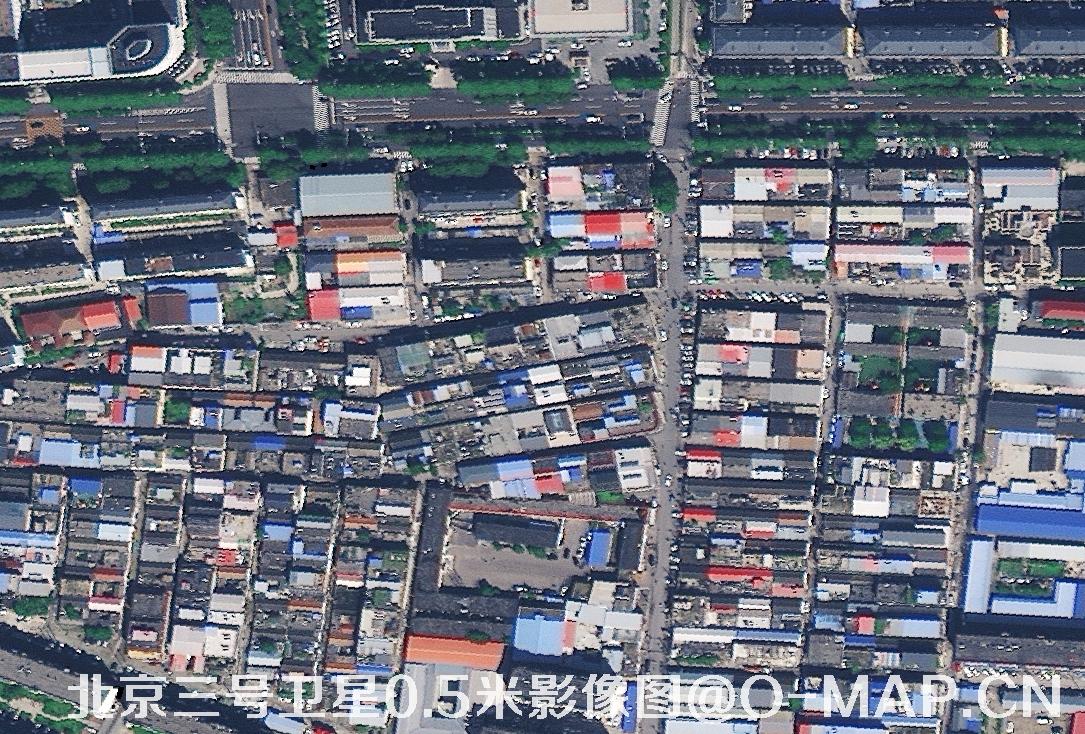 北京三号卫星拍摄的0.5米分辨率影像图