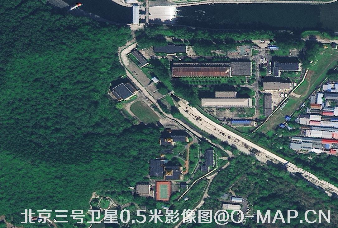 北京三号卫星拍摄的0.5米卫星地图