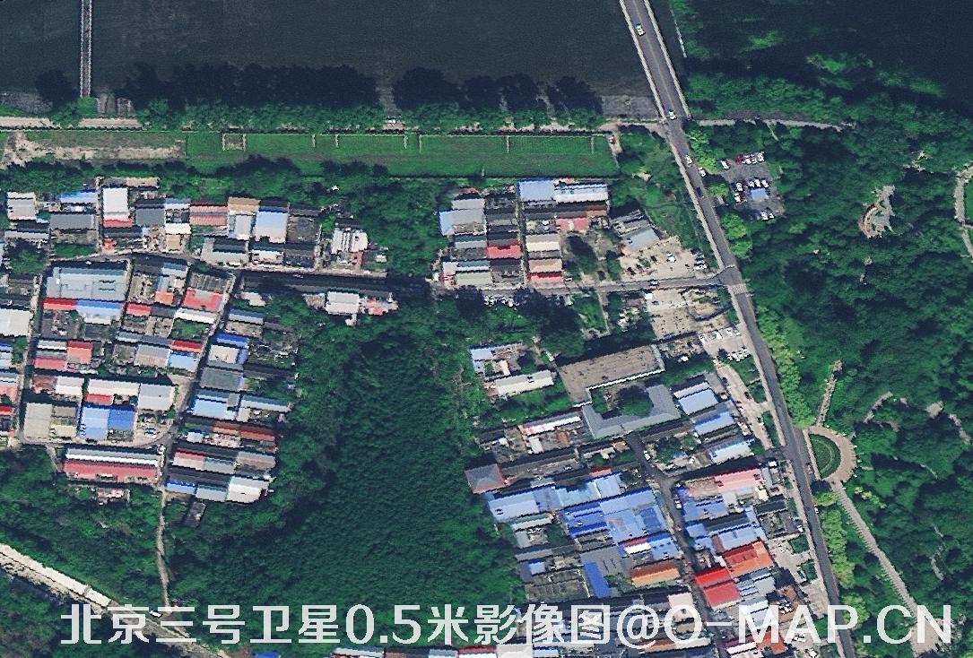 法国卫星拍摄的0.3米影像效果图