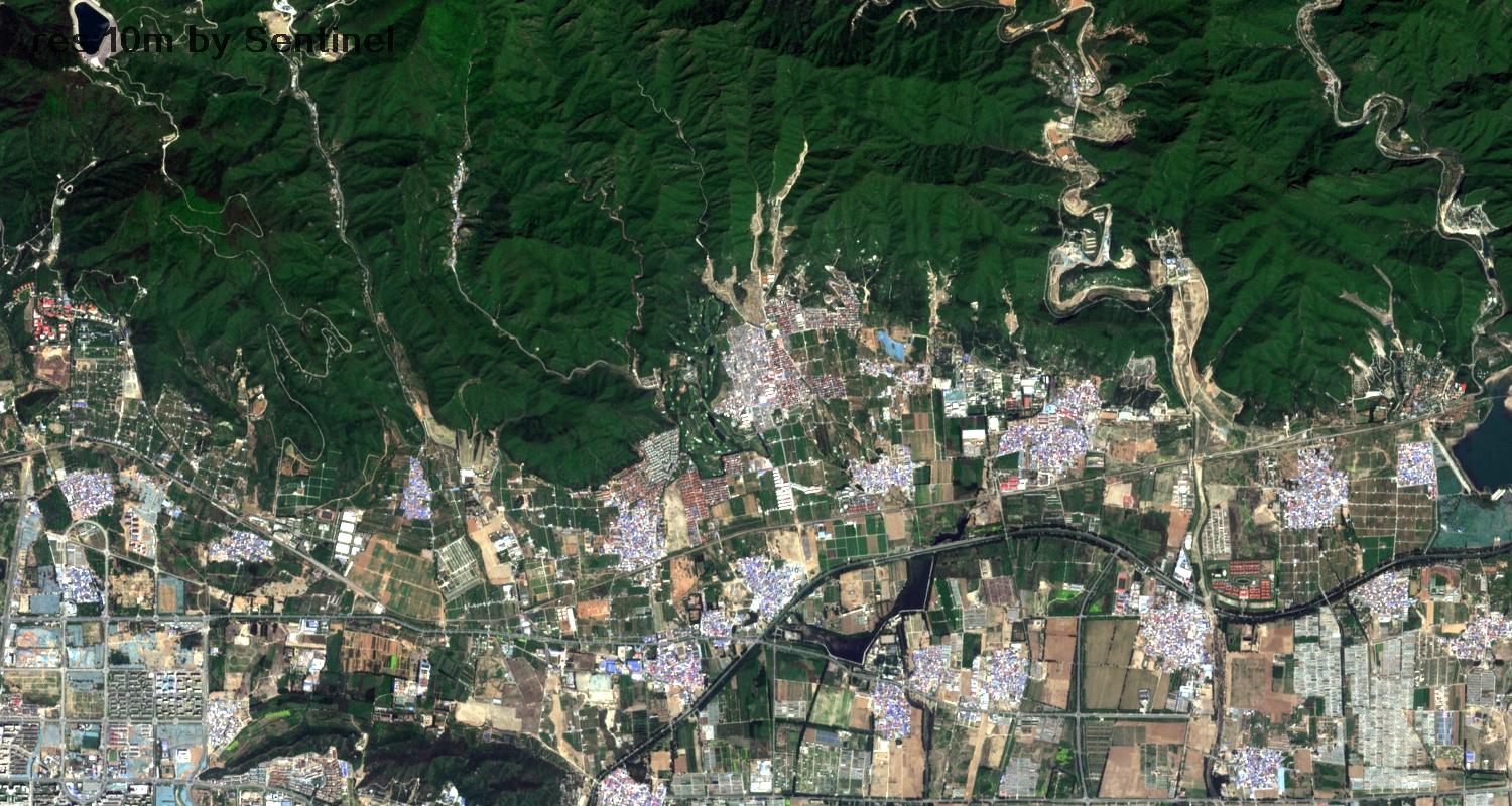 北京市2022年5月份最新卫星图