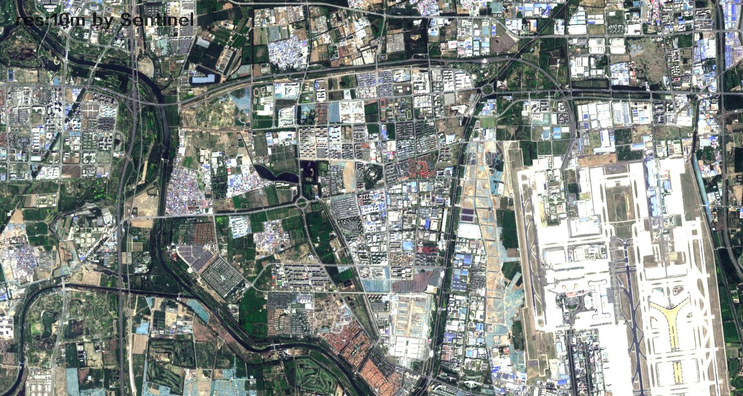 北京市2022年5月份最新卫星图