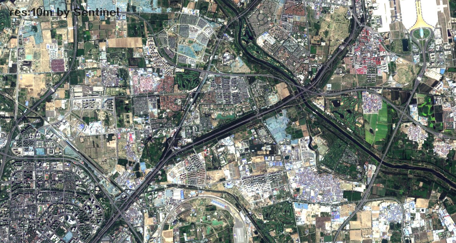 北京市2022年5月份最新卫星图