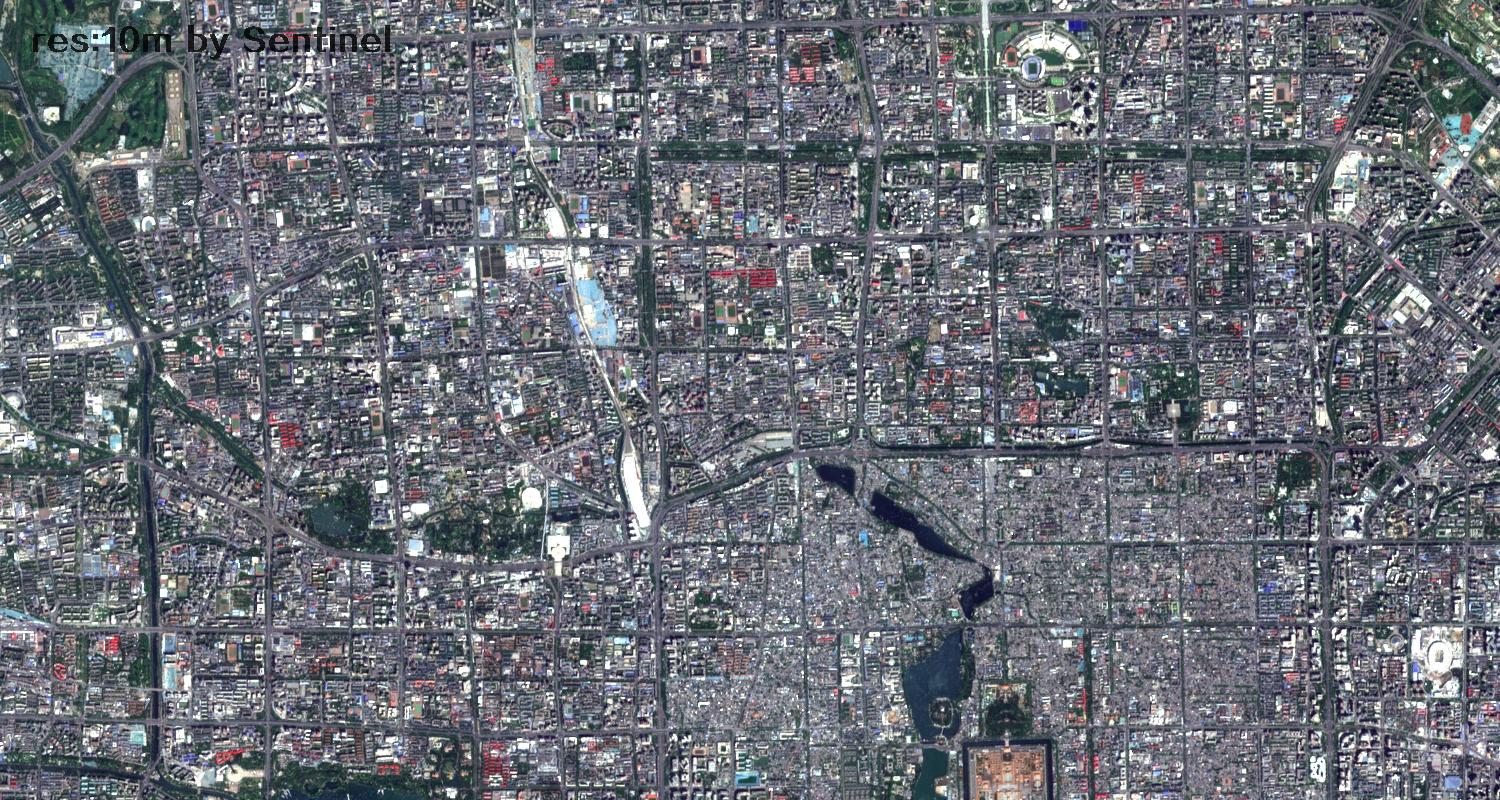 北京市2022年5月份最新卫星图