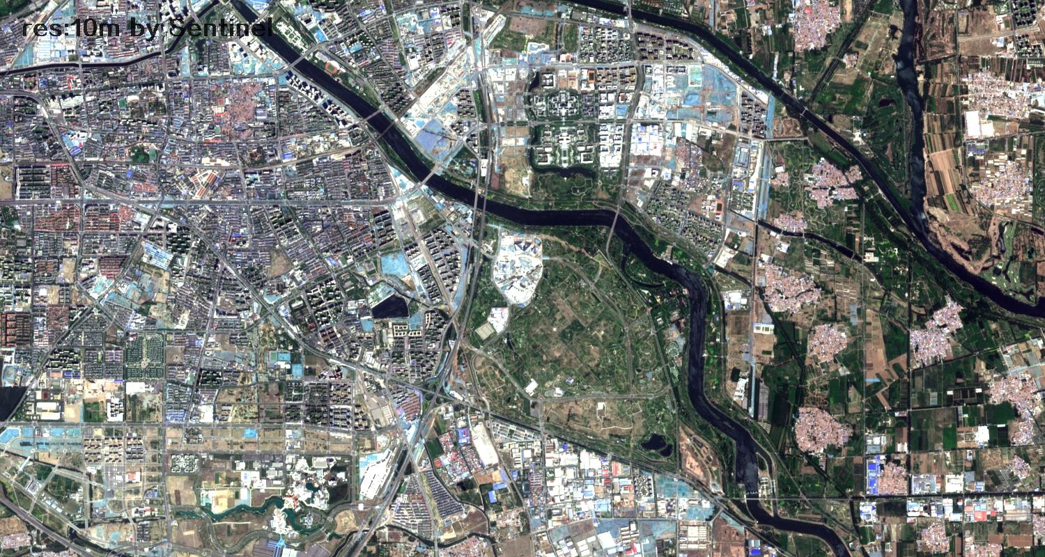 北京市2022年5月份最新卫星图