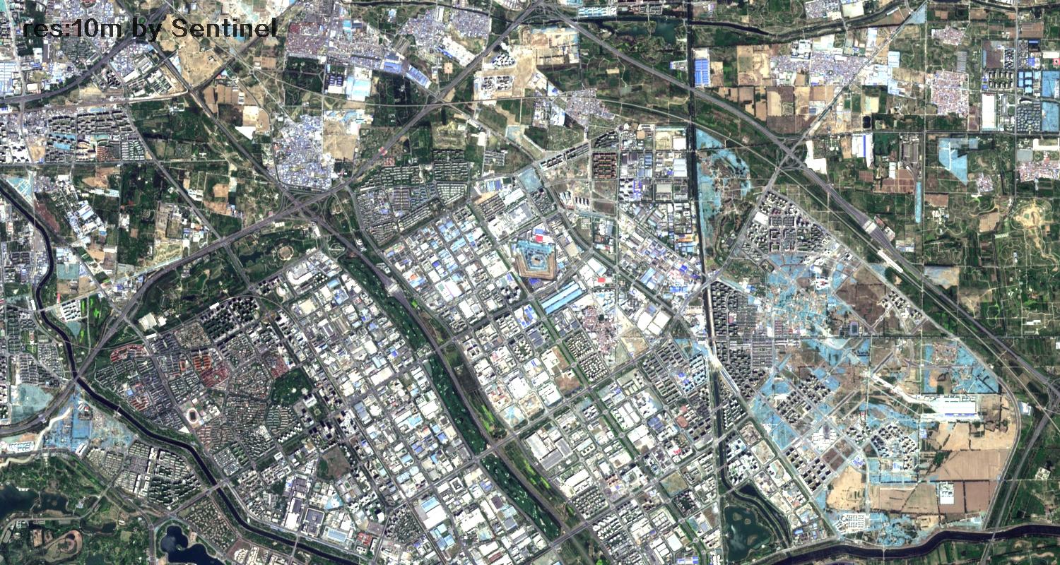 北京市2022年5月份最新卫星图