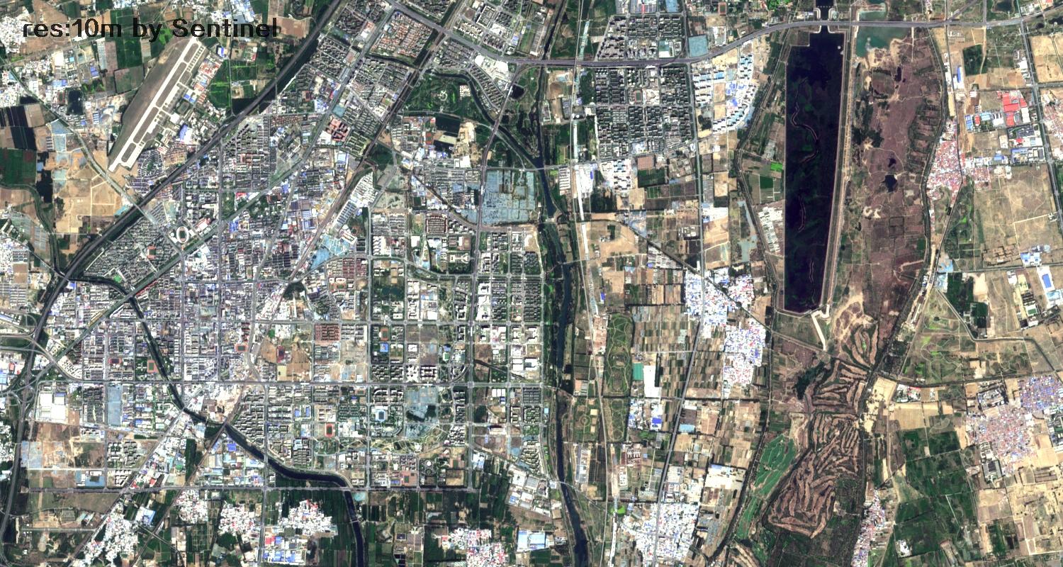 北京市2022年5月份最新卫星图