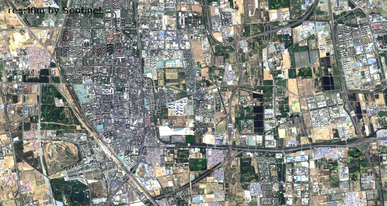 北京市2022年5月份最新卫星图