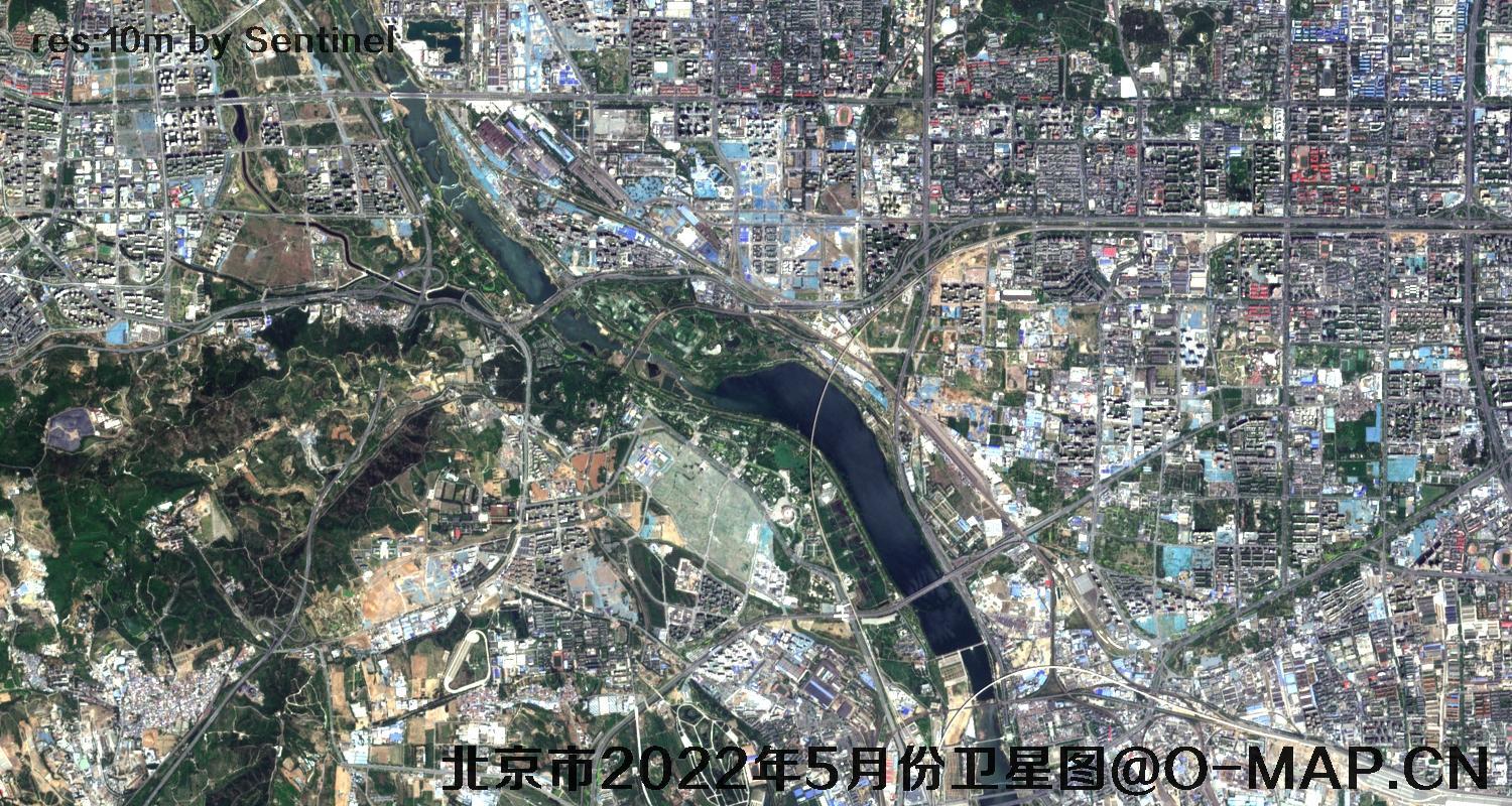 北京市2022年5月份最新卫星图