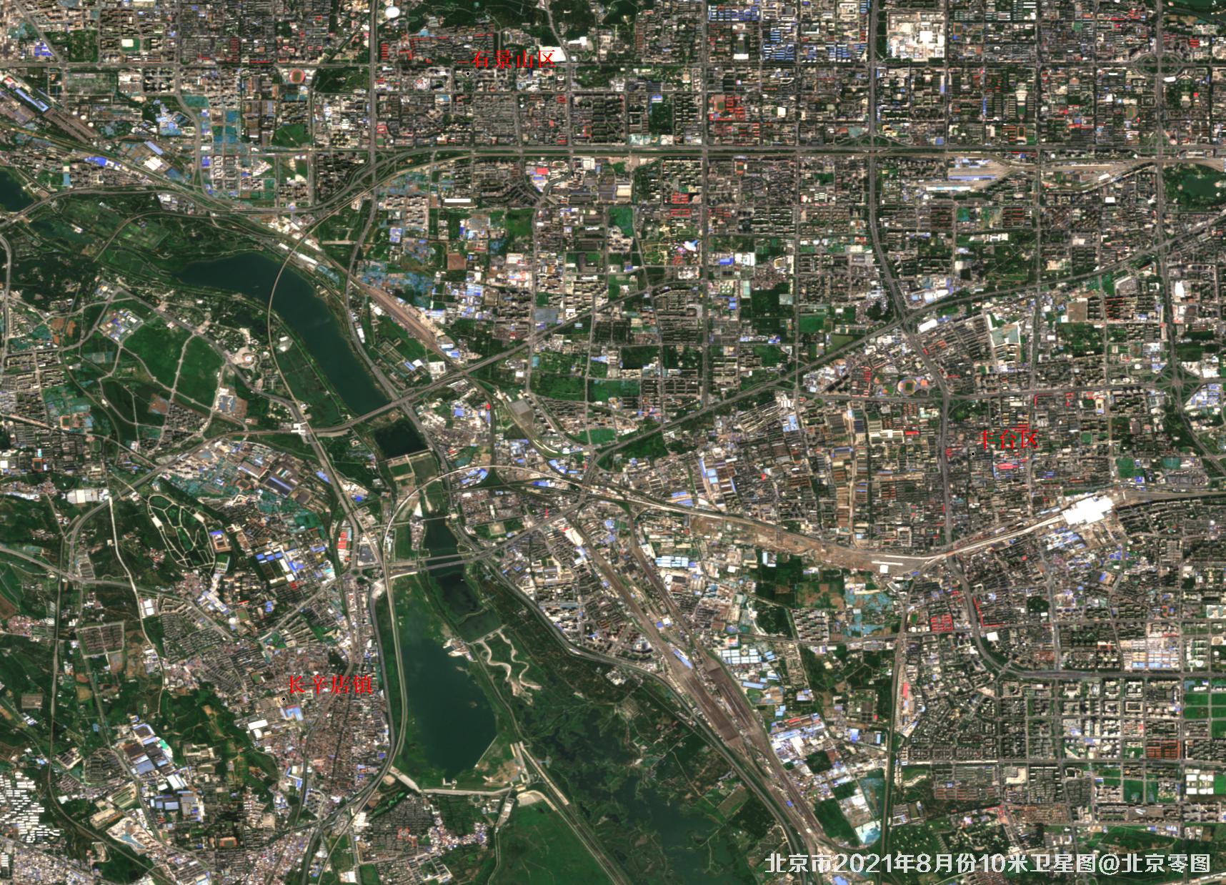 北京市2021年8月份10米卫星图