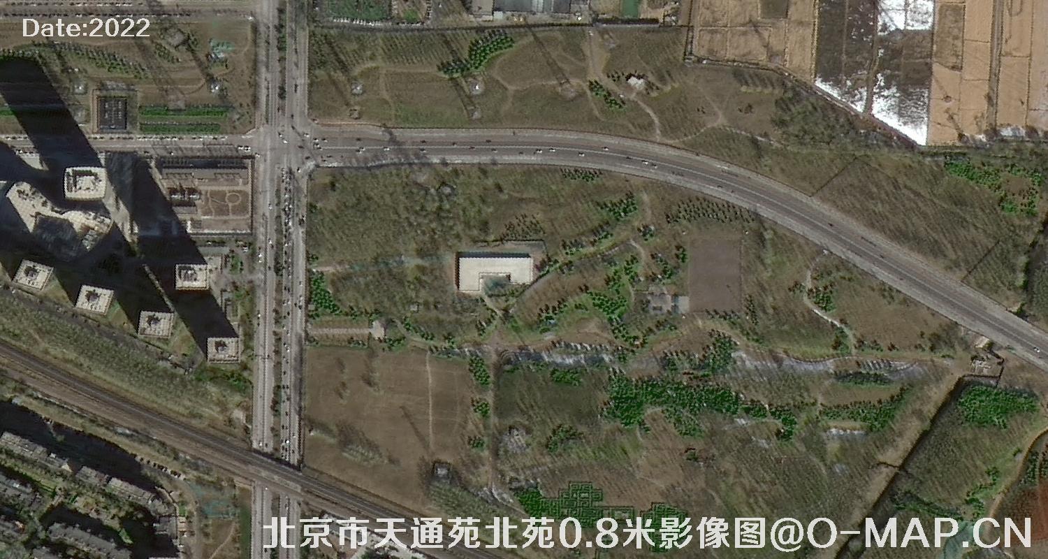 北京市天通苑北苑0.8米影像图