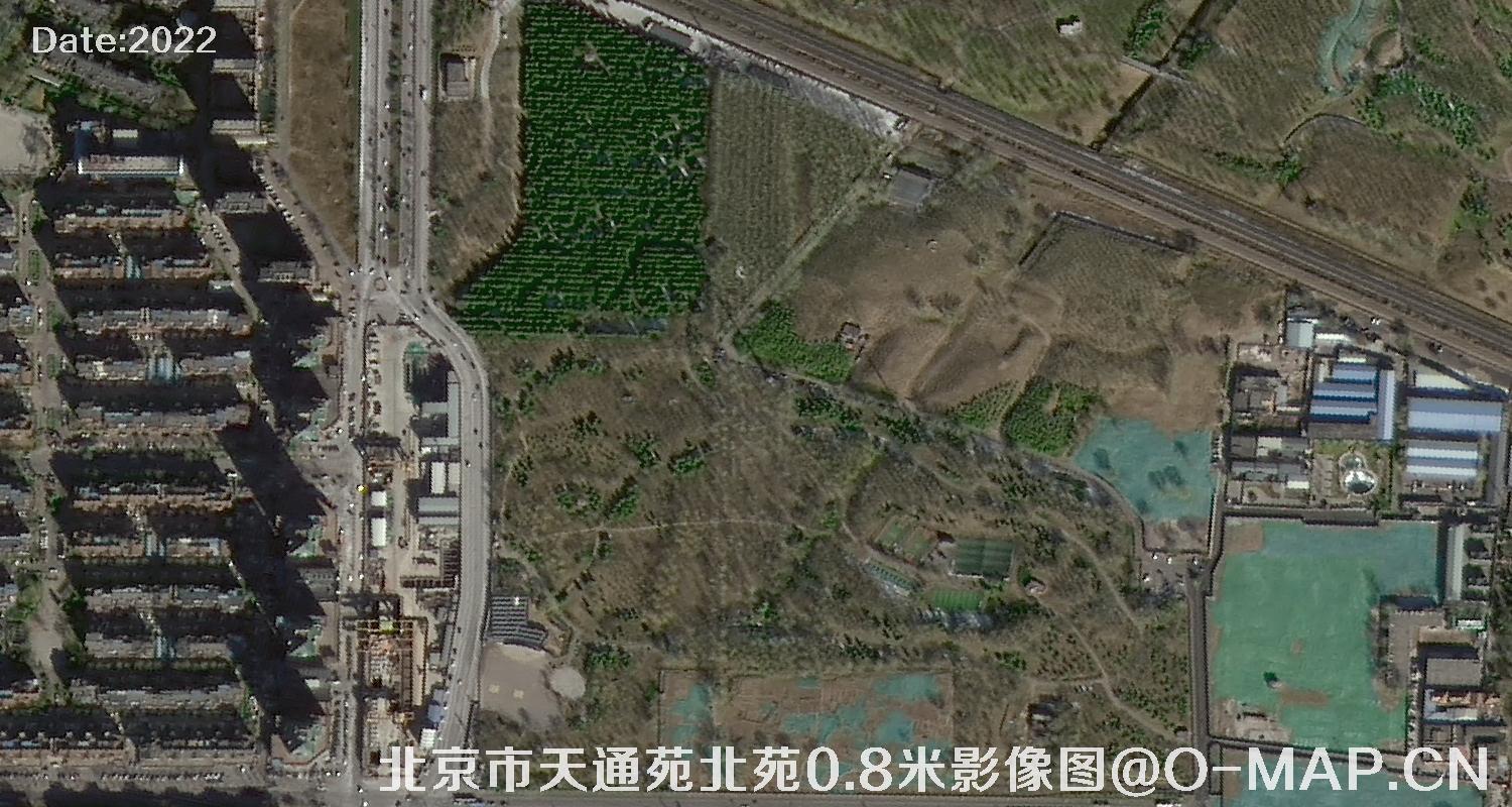 北京市天通苑北苑0.8米影像图