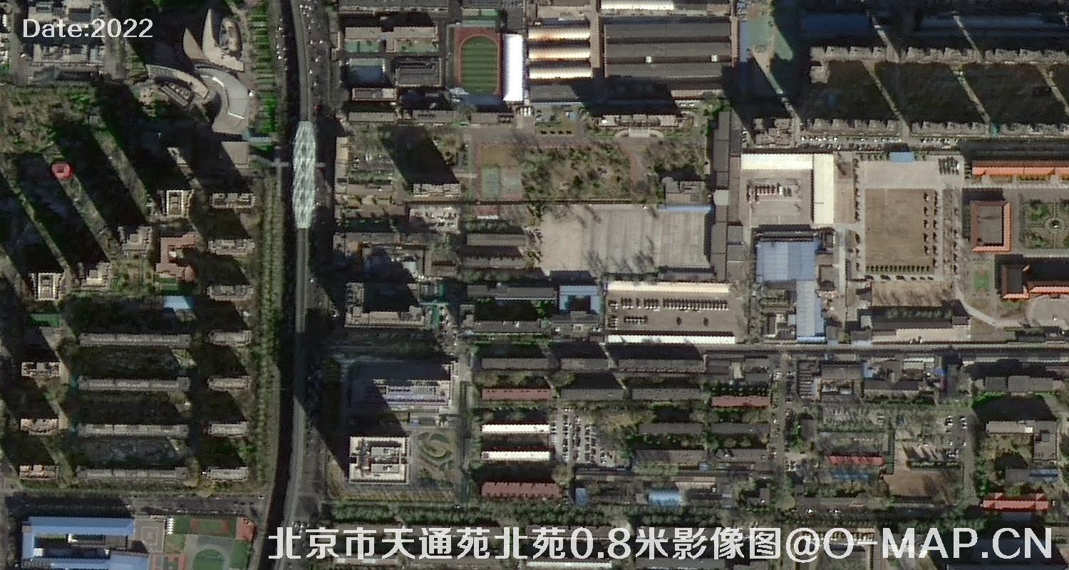 北京市天通苑北苑0.8米影像图