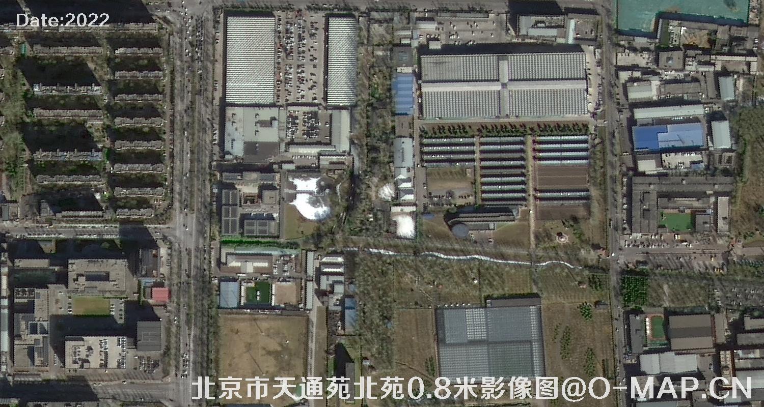 北京市天通苑北苑0.8米影像图