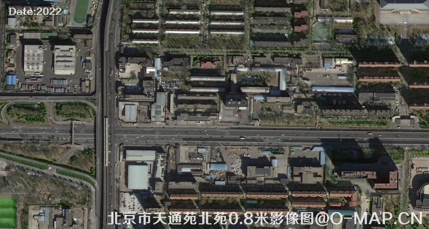 北京市天通苑北苑0.8米影像图