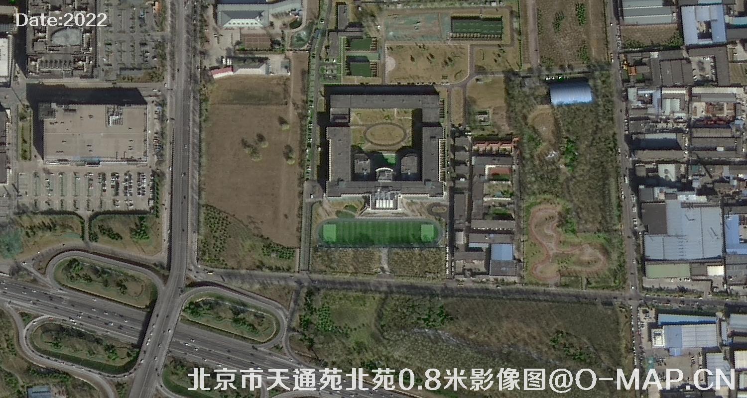 北京市天通苑北苑0.8米影像图