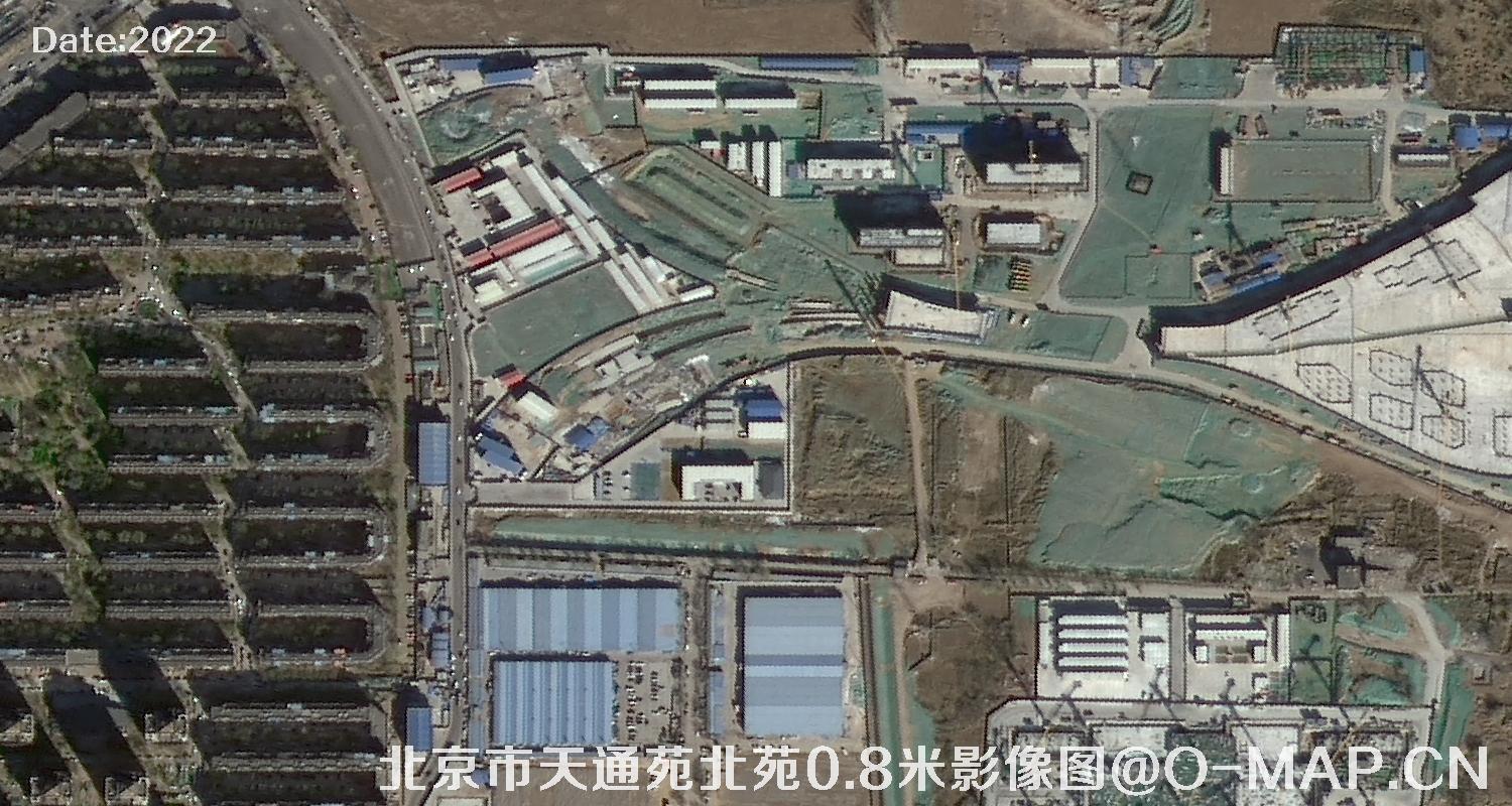 北京市天通苑北苑0.8米影像图