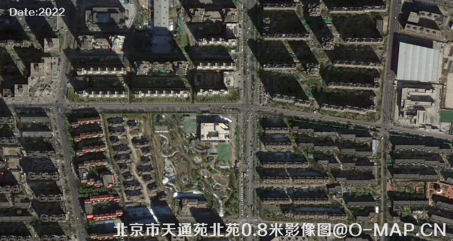 北京市天通苑北苑0.8米影像图