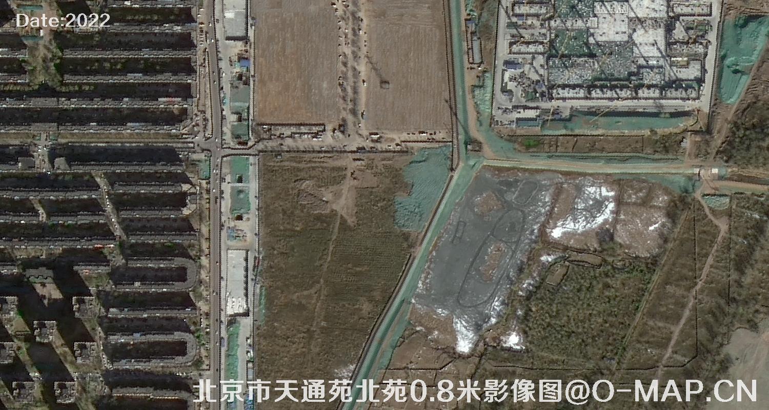 北京市天通苑北苑0.8米影像图