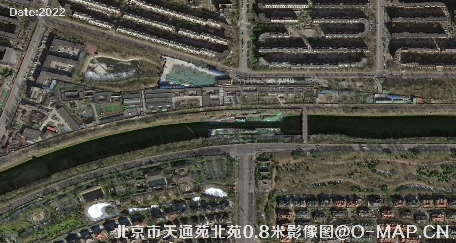 北京市天通苑北苑0.8米影像图