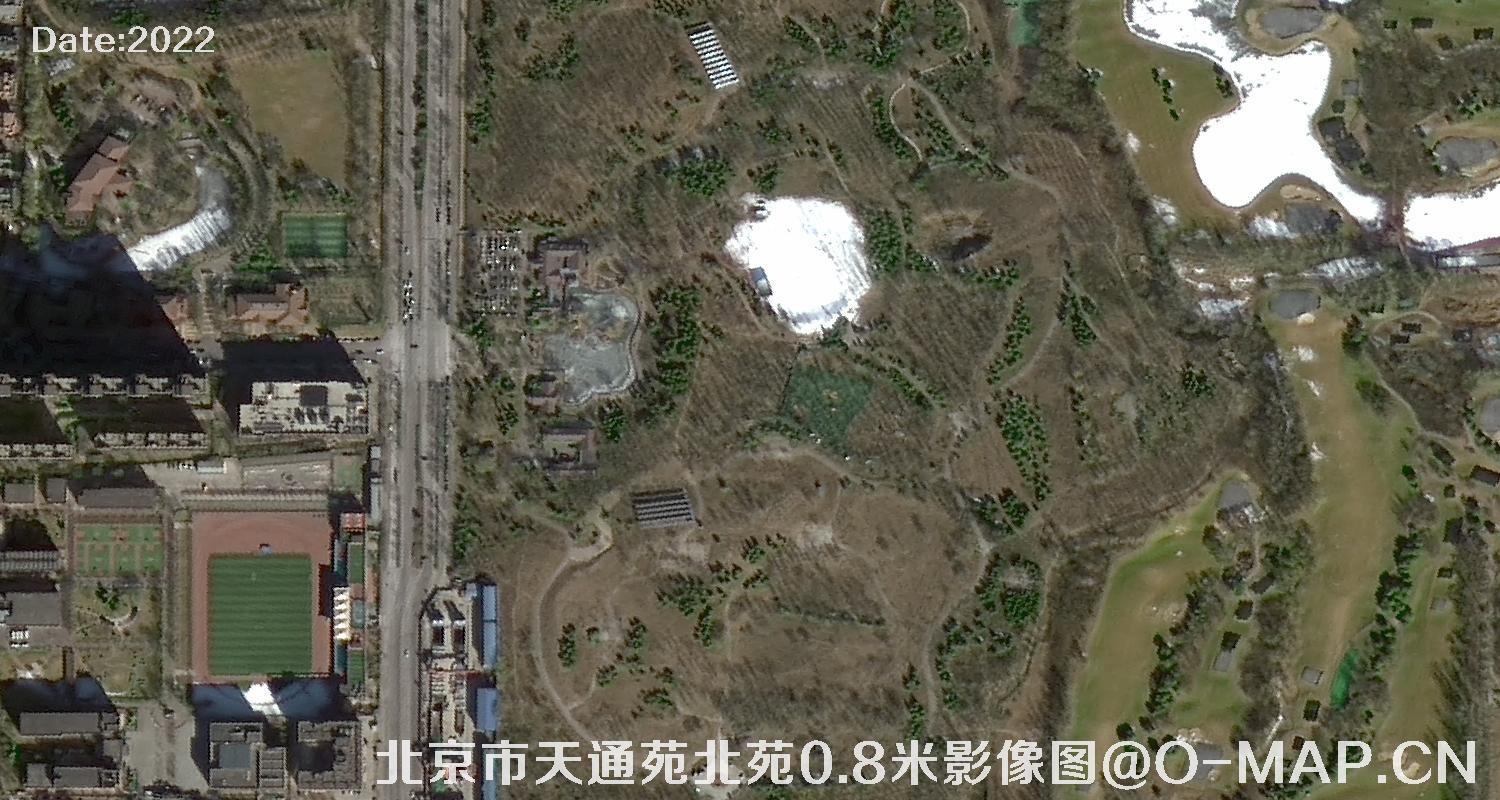北京市天通苑北苑0.8米影像图