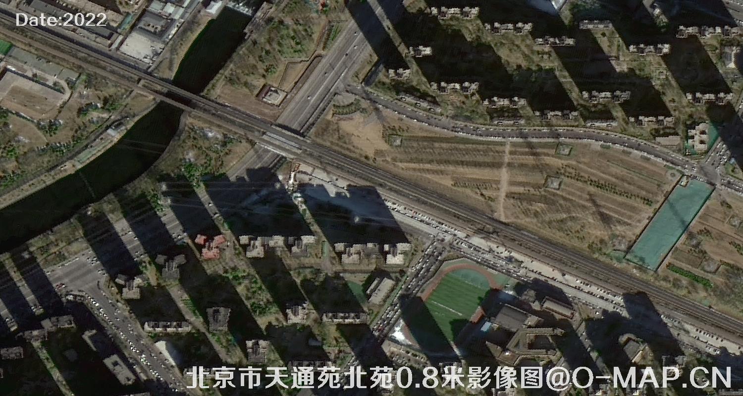北京市天通苑北苑0.8米影像图