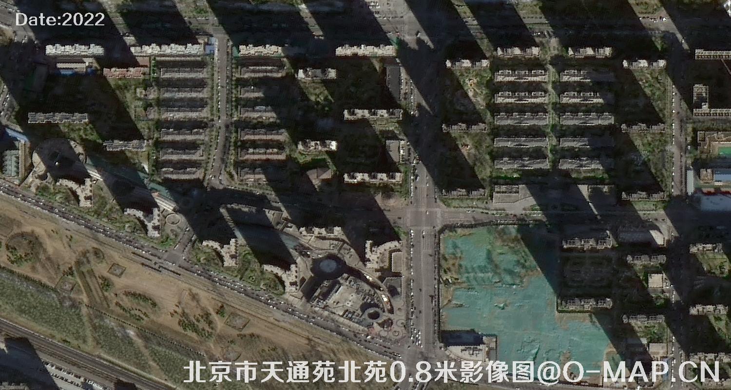 北京市天通苑北苑0.8米影像图