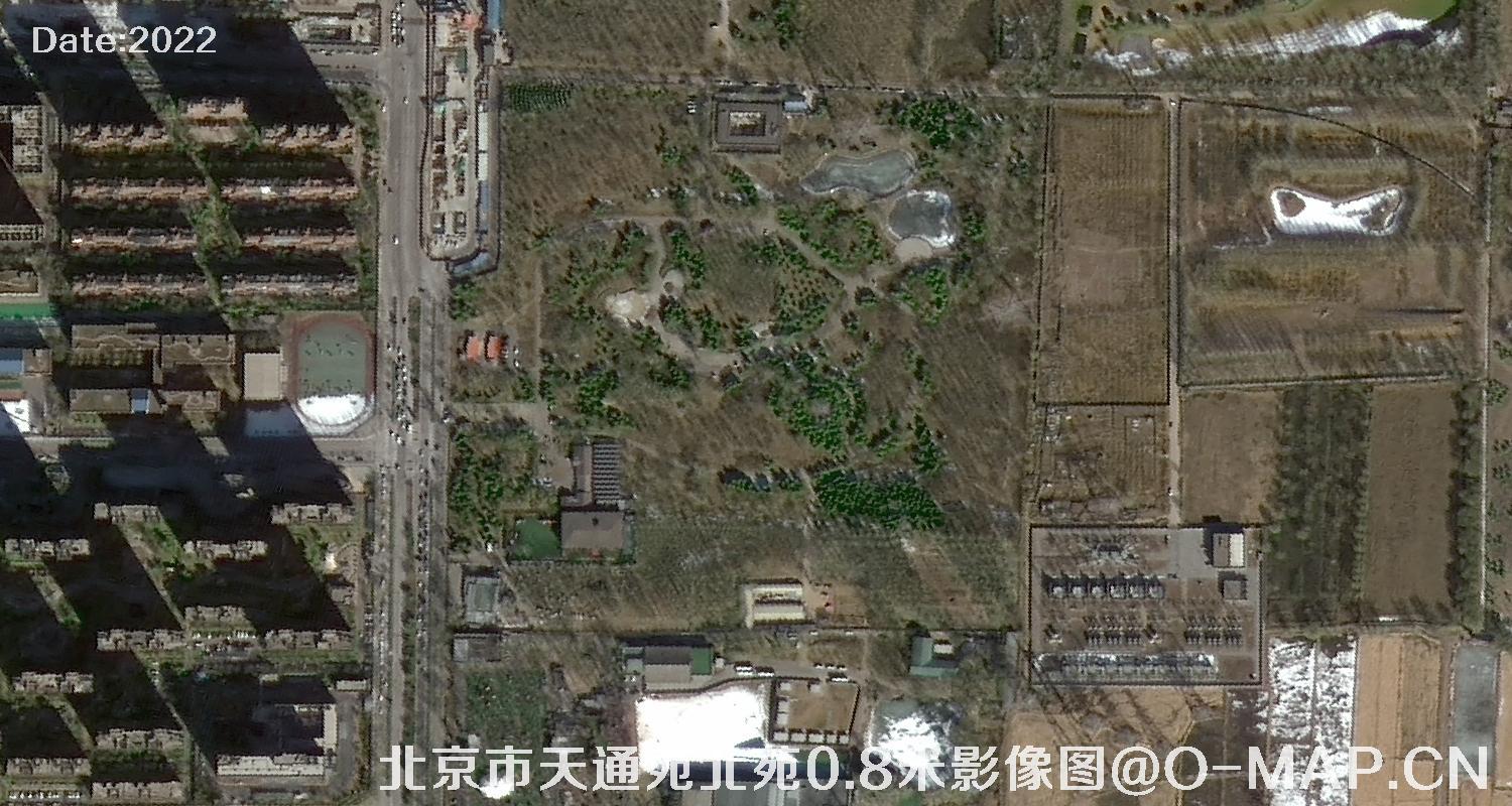 北京市天通苑北苑0.8米影像图