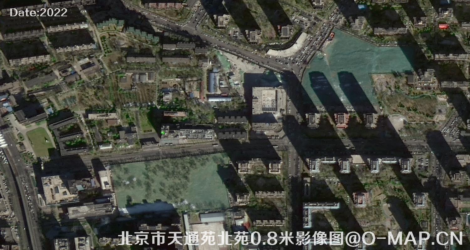 北京市天通苑北苑0.8米影像图