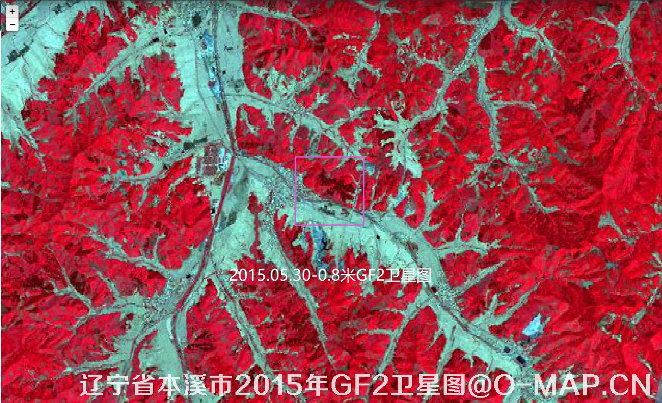 辽宁省本溪市矿区2015年高分二号卫星历史影像数据
