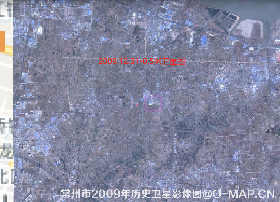 江苏省常州市2009年高清历史卫星图