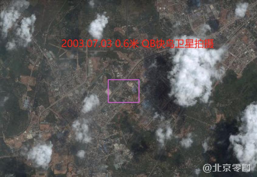 惠州市双岗村2003.07.03-0.6米快鸟卫星拍摄预览图