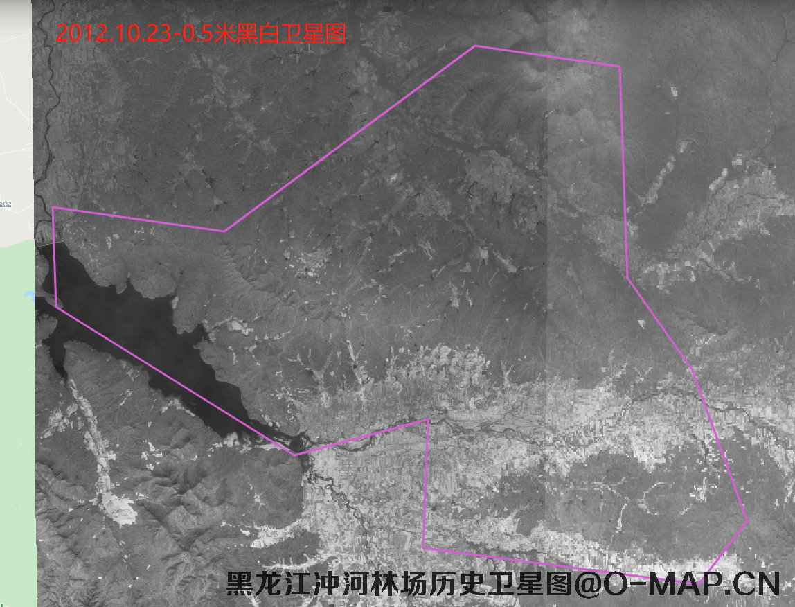 黑龙江冲河林场历史卫星图