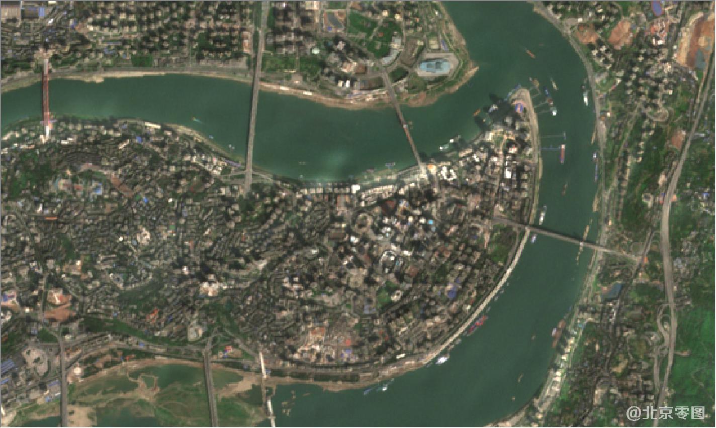 重庆市2021年3月份卫星地图