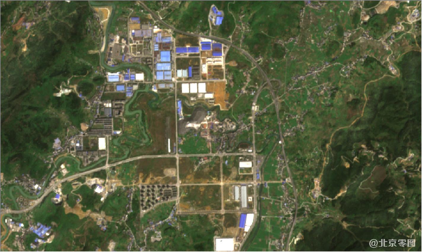 重庆市2021年3月份卫星地图