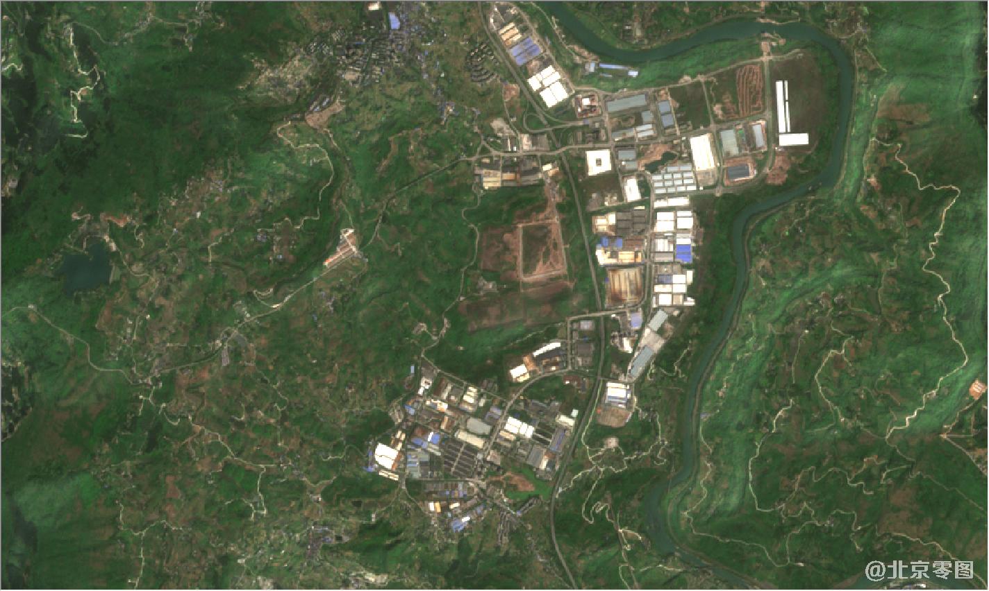 重庆市2021年3月份卫星地图