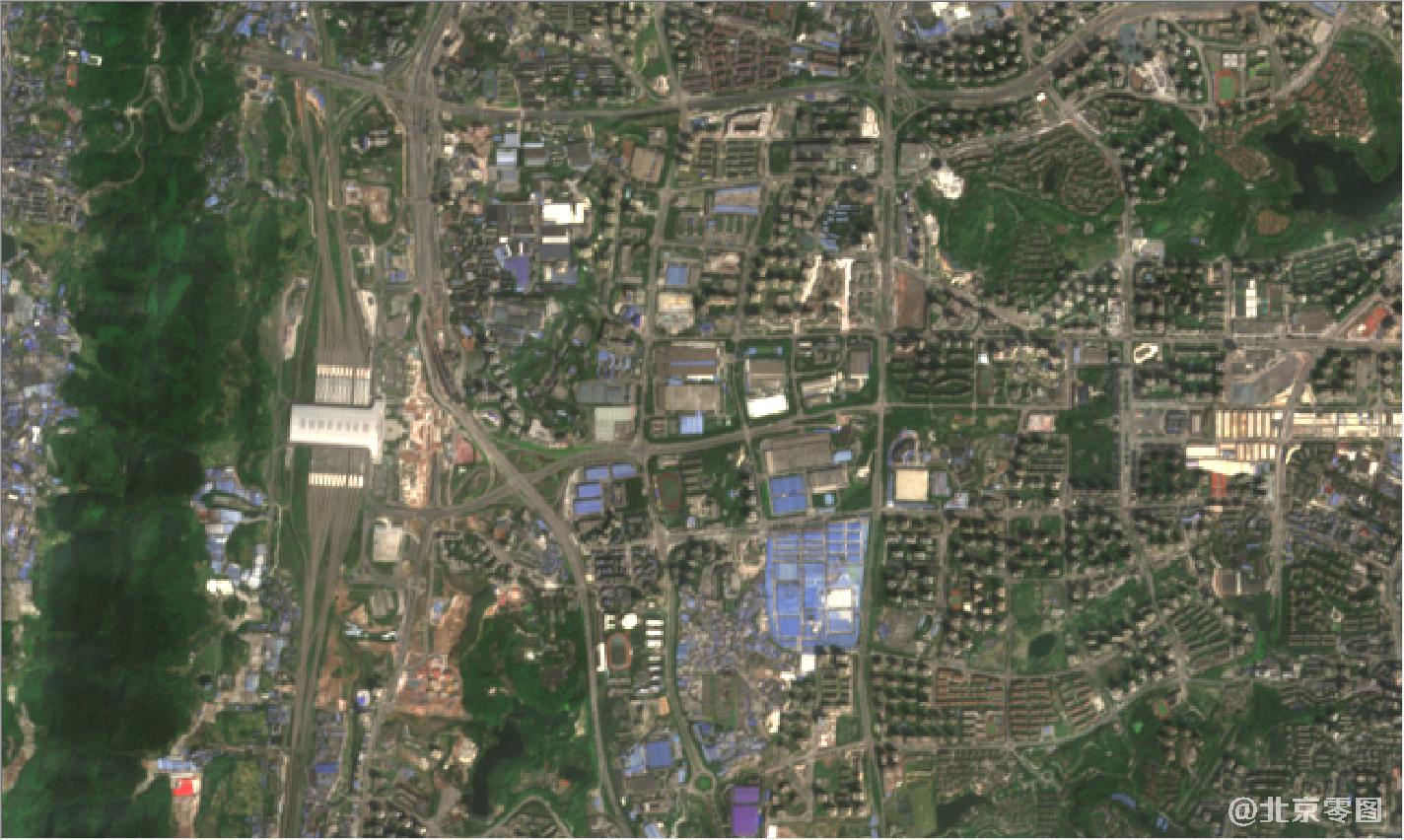 重庆市2021年3月份卫星地图