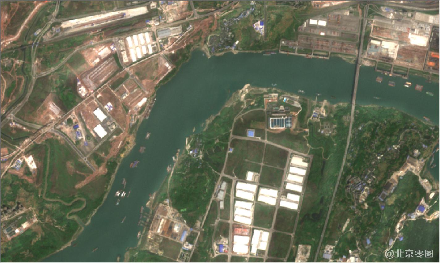 重庆市2021年3月份卫星地图