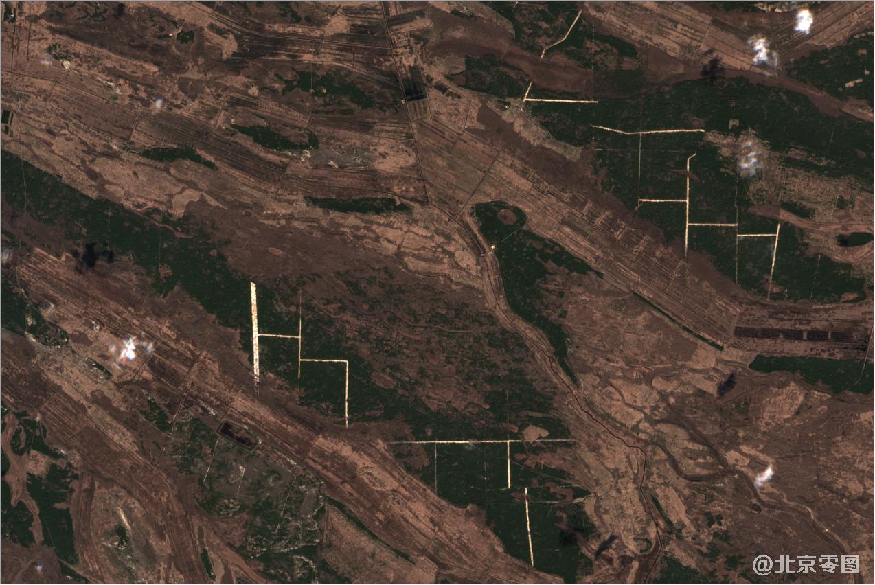 俄罗斯尔诺贝利核电站2021年4月份卫星地图