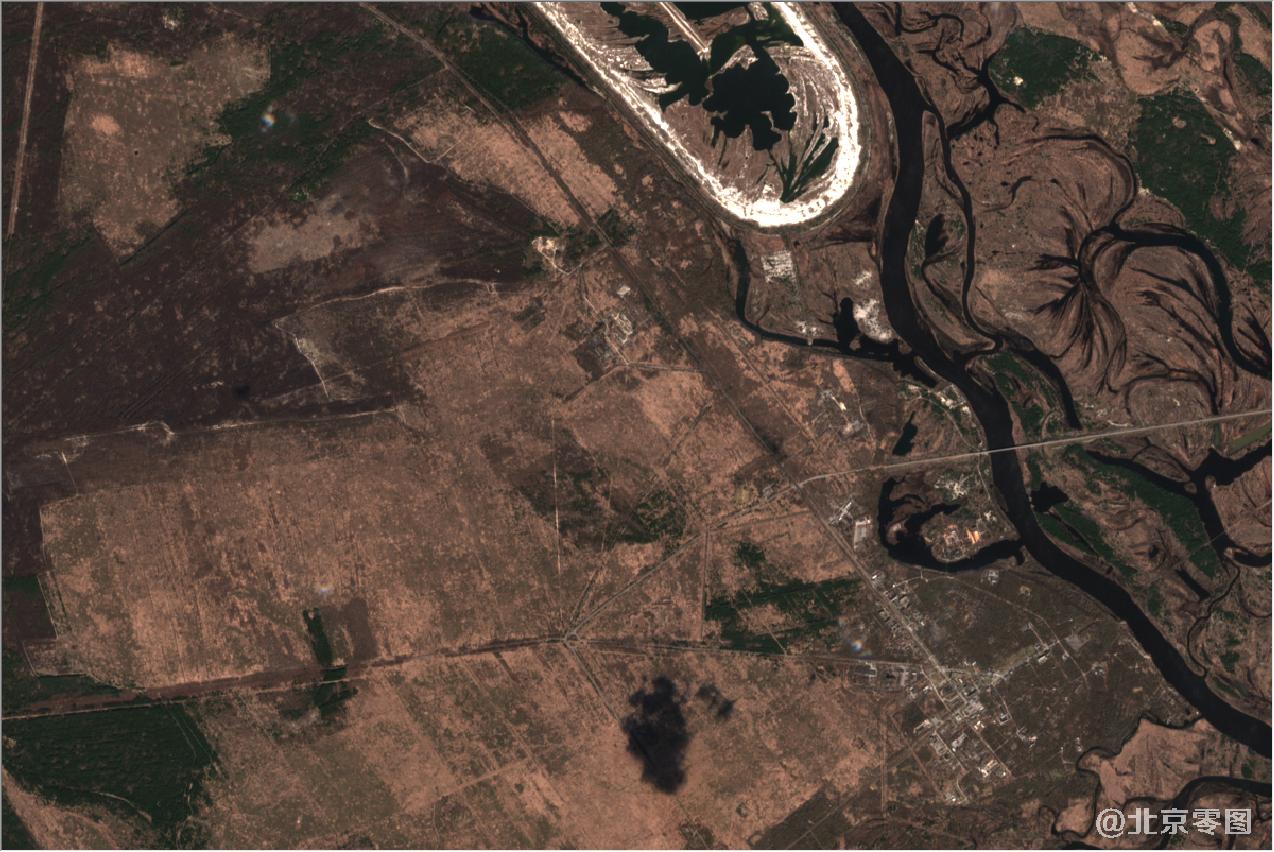 俄罗斯尔诺贝利核电站2021年4月份卫星地图