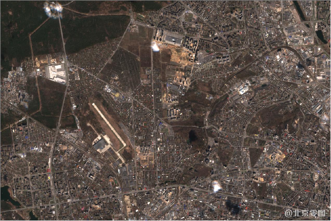俄罗斯尔诺贝利核电站2021年4月份卫星地图