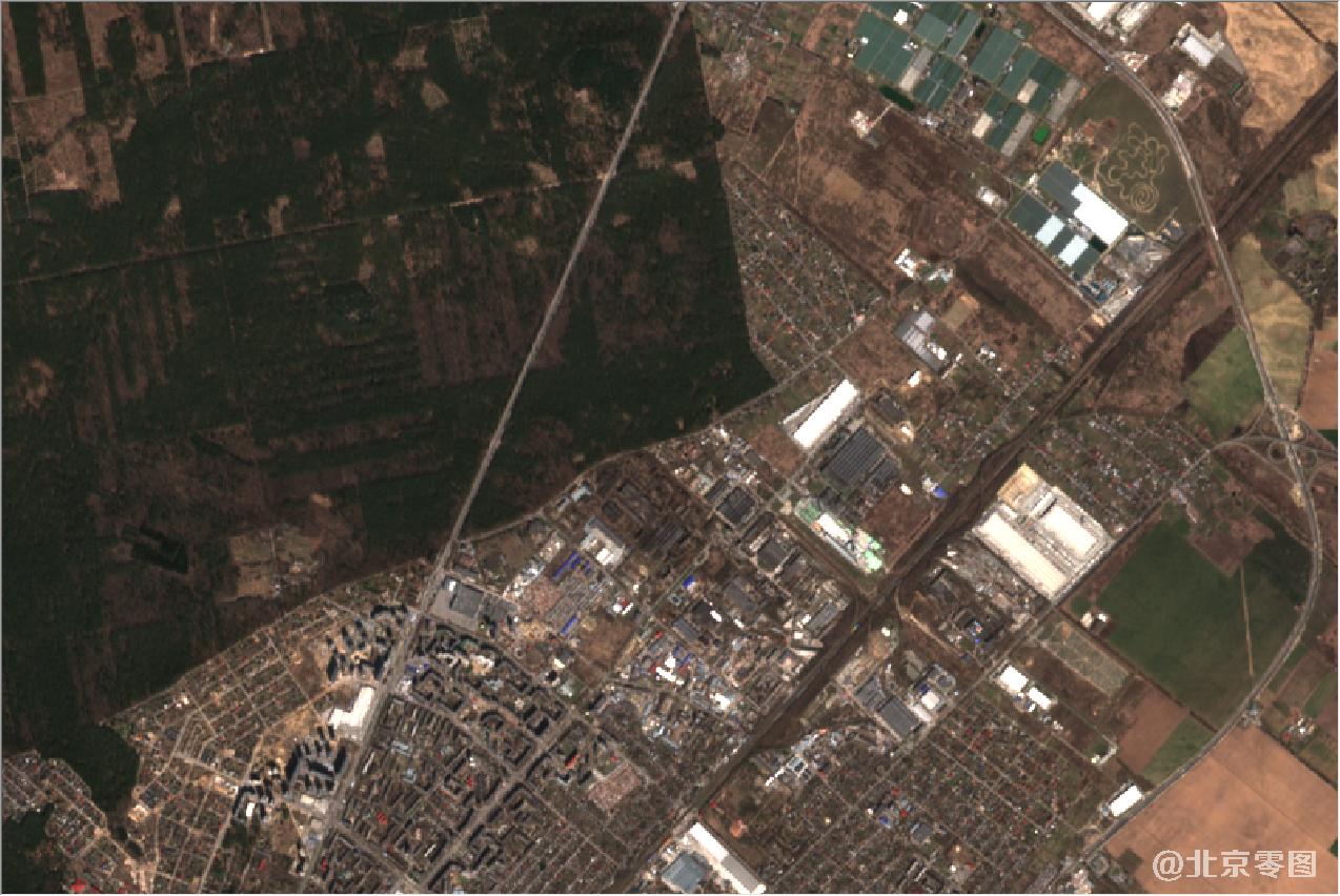 俄罗斯尔诺贝利核电站2021年4月份卫星地图