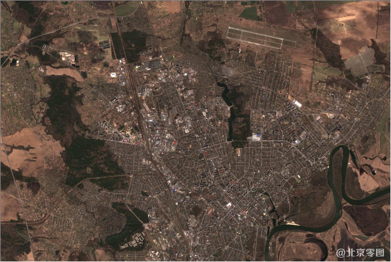 俄罗斯尔诺贝利核电站2021年4月份卫星地图