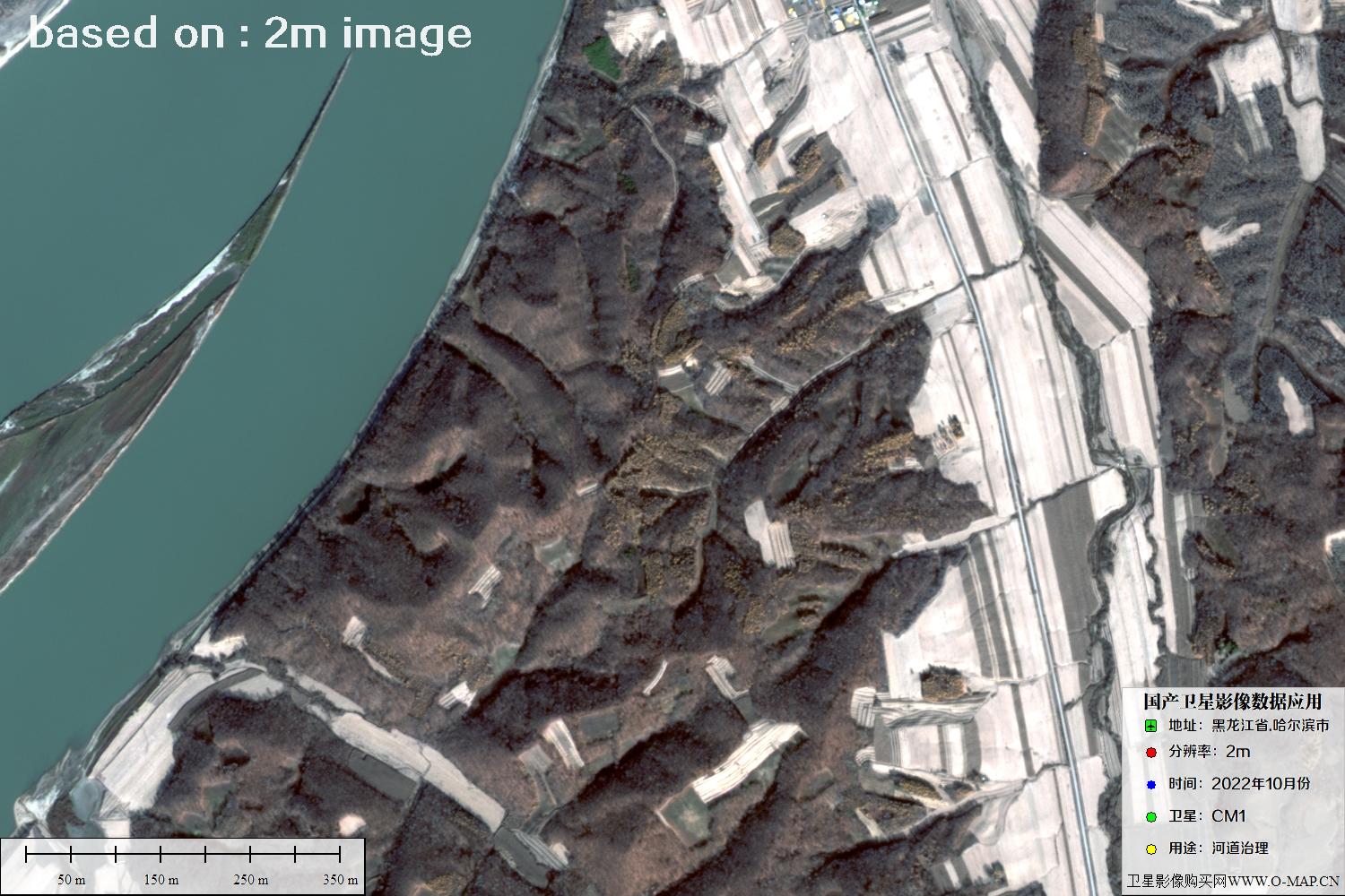 哈尔滨市CM1卫星2022年10月卫星图